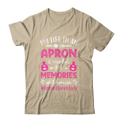 Retired Lunch Lady Cafeteria School Food Service Retirement Shirt & Tank Top | siriusteestore