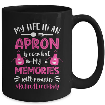 Retired Lunch Lady Cafeteria School Food Service Retirement Mug | siriusteestore