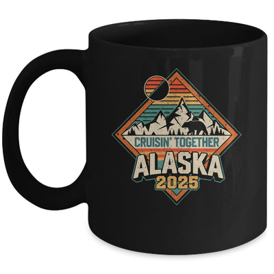 Retro Alaska Cruise 2025 Cruisin Together Vacation Family Mug | siriusteestore