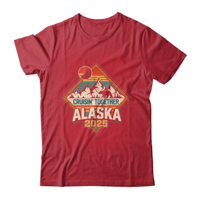 Retro Alaska Cruise 2025 Cruisin Together Vacation Family Shirt & Hoodie | siriusteestore