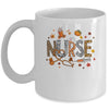 Retro Autumn Pumpkin Fall Nurse Life Thanksgiving Nurse Mug | siriusteestore