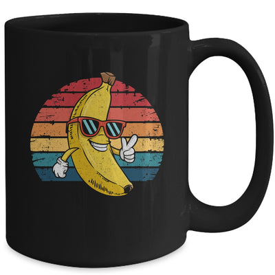 Retro Banana Novelty Fun For Men Women Kids Banana Lover Mug | siriusteestore