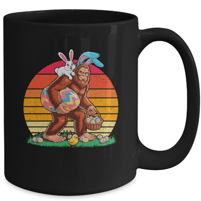 Retro Bigfoot Sasquatch Bunny Easter Eggs Men Women Kids Mug | siriusteestore