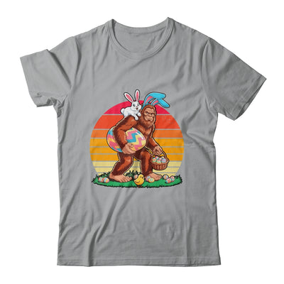 Retro Bigfoot Sasquatch Bunny Easter Eggs Men Women Kids Shirt & Hoodie | siriusteestore