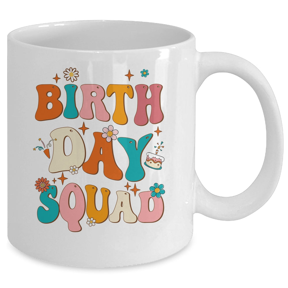 Retro Birthday Squad For Kids Girls Women Birthday Party Mug | siriusteestore