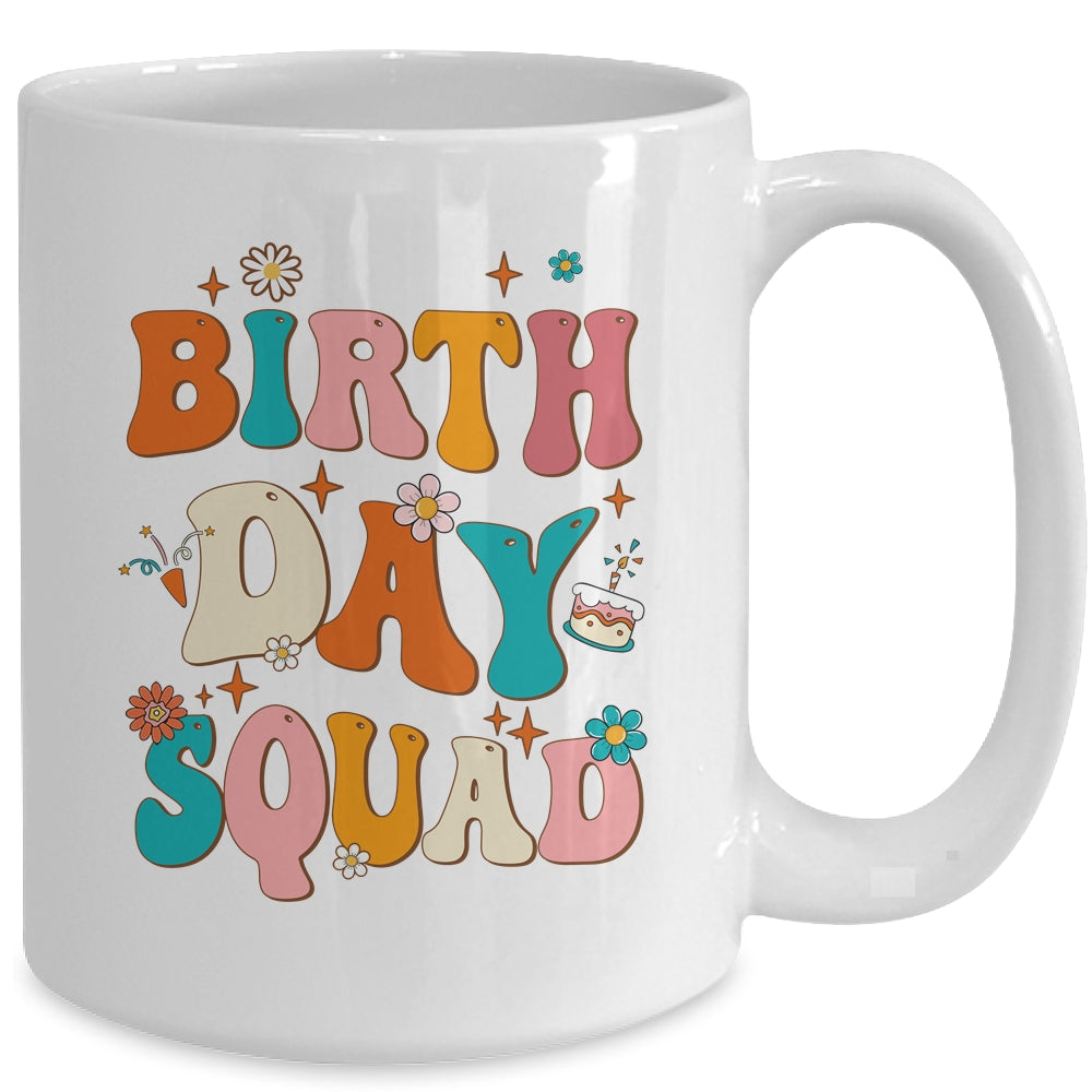 Retro Birthday Squad For Kids Girls Women Birthday Party Mug | siriusteestore
