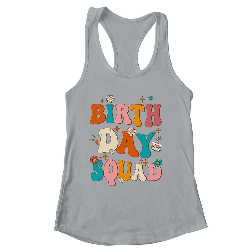 Retro Birthday Squad For Kids Girls Women Birthday Party Shirt & Tank Top | siriusteestore