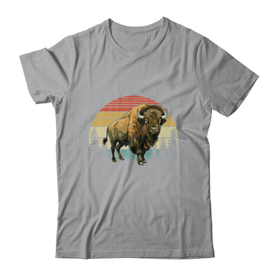 Retro Bison Design For Men Women Kids Buffalo Bison Lovers Shirt & Hoodie | siriusteestore
