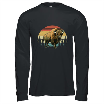 Retro Bison Design For Men Women Kids Buffalo Bison Lovers Shirt & Hoodie | siriusteestore