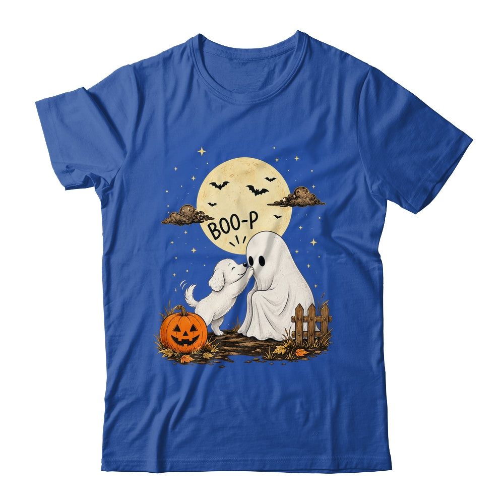 Retro Boo Boo-P Dog Ghost Funny Halloween Dog Lovers Shirt & Hoodie | siriusteestore