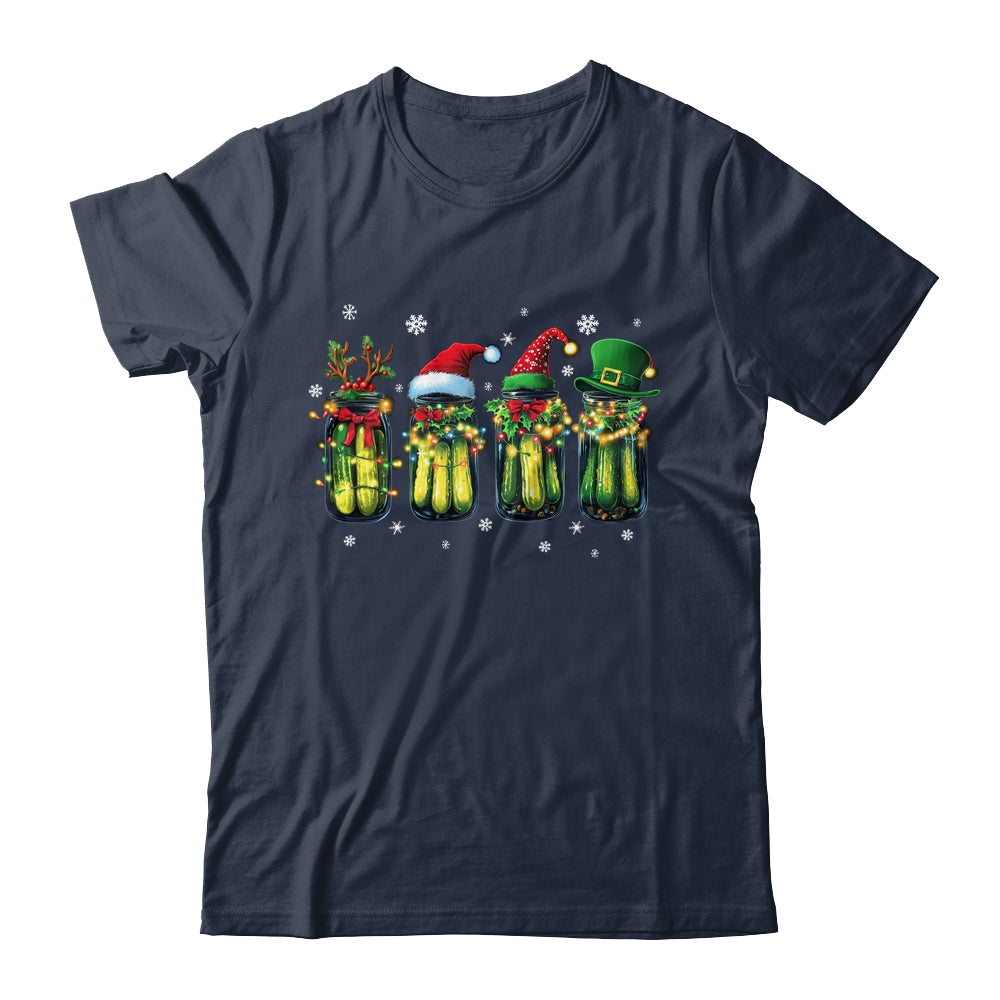 Retro Canned Pickles Christmas Light Homemade Pickle Jar Shirt & Sweatshirt | siriusteestore