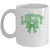 Retro Checkered Lucky St Patrick's Day Coquette Bow Girls Mug | siriusteestore