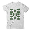 Retro Checkered St Patrick's Day Coquette Lucky Shamrock Shirt & Tank Top | siriusteestore