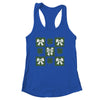 Retro Checkered St Patrick's Day Coquette Lucky Shamrock Shirt & Tank Top | siriusteestore