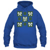 Retro Checkered St Patrick's Day Coquette Lucky Shamrock Shirt & Tank Top | siriusteestore