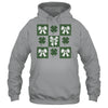 Retro Checkered St Patrick's Day Coquette Lucky Shamrock Shirt & Tank Top | siriusteestore