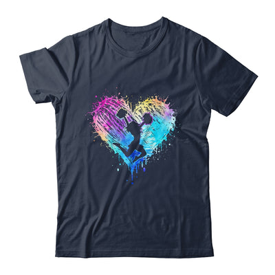 Retro Cheer Cheerleader Heart Tie Dye Girls Teens And Women Shirt & Tank Top | siriusteestore