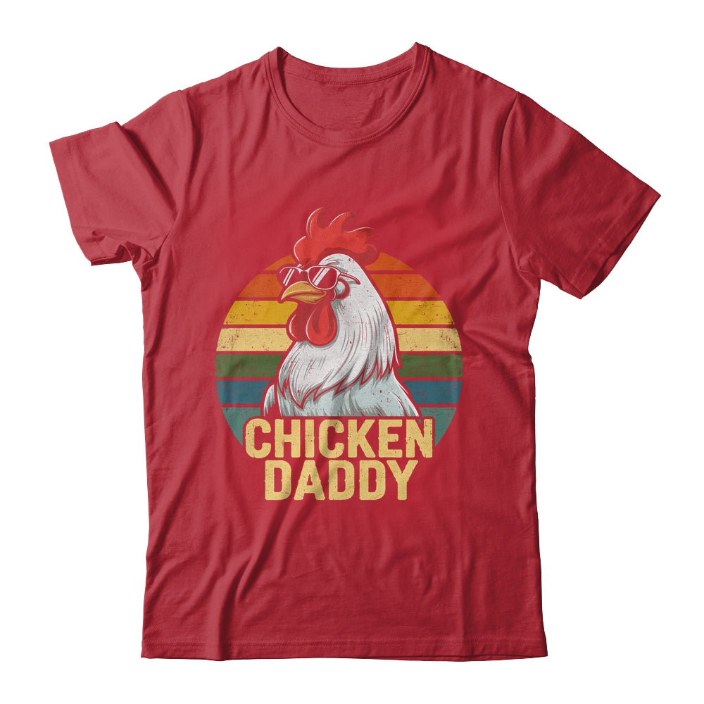 Retro Chicken Daddy Vintage 70s Retro Funny Farm Chicken Dad Shirt & Hoodie | siriusteestore