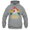 Retro Chicken Daddy Vintage 70s Retro Funny Farm Chicken Dad Shirt & Hoodie | siriusteestore