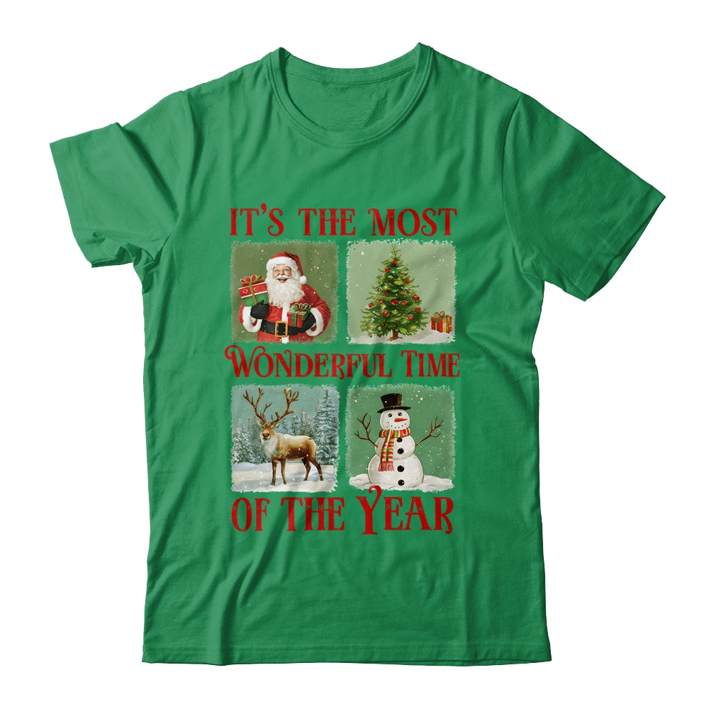 Retro Christmas It's The Most Wonderful Time Santa Vintage Shirt & Sweatshirt | siriusteestore