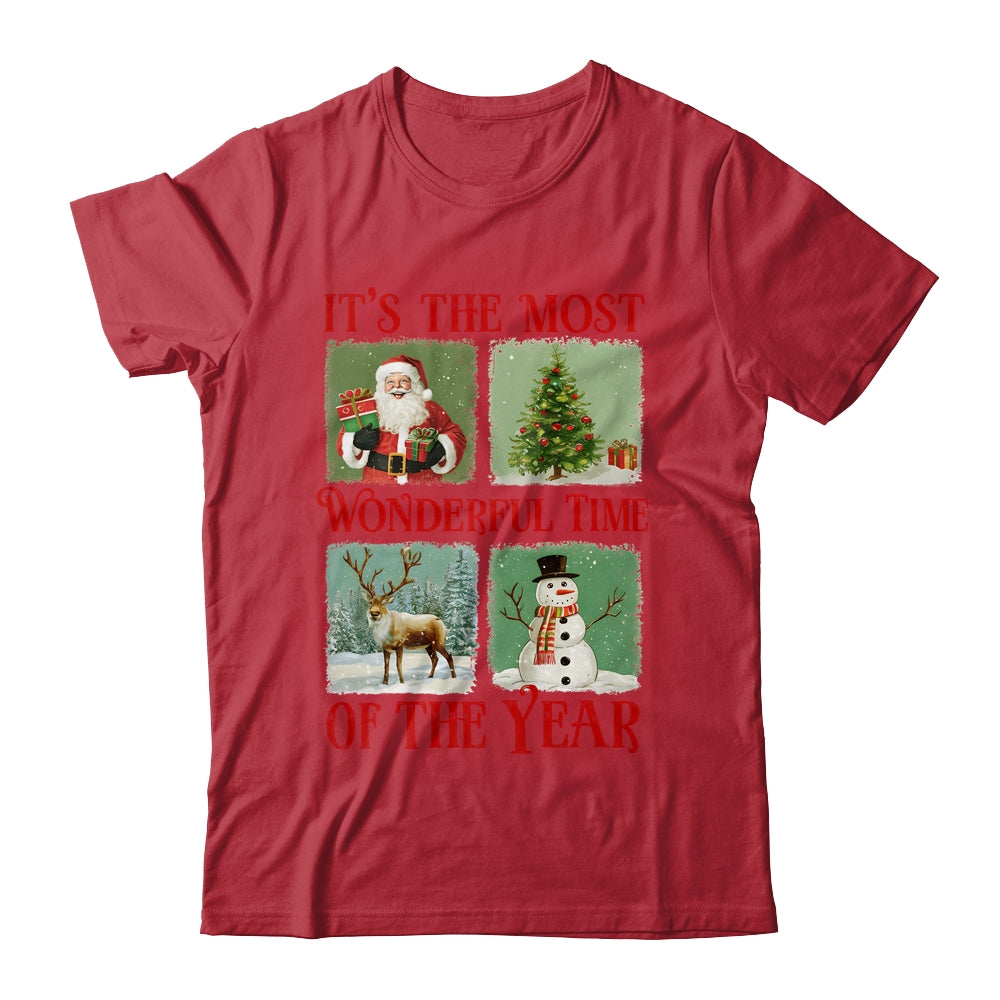 Retro Christmas It's The Most Wonderful Time Santa Vintage Shirt & Sweatshirt | siriusteestore