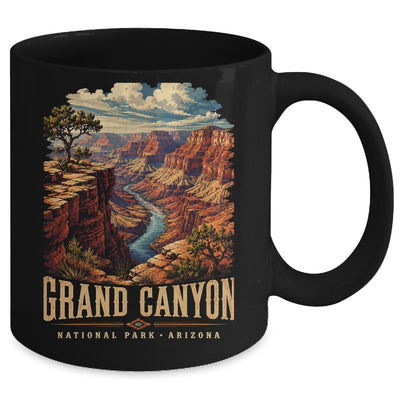 Retro Classic Grand Canyon National Park Souvenir Travel Mug | siriusteestore