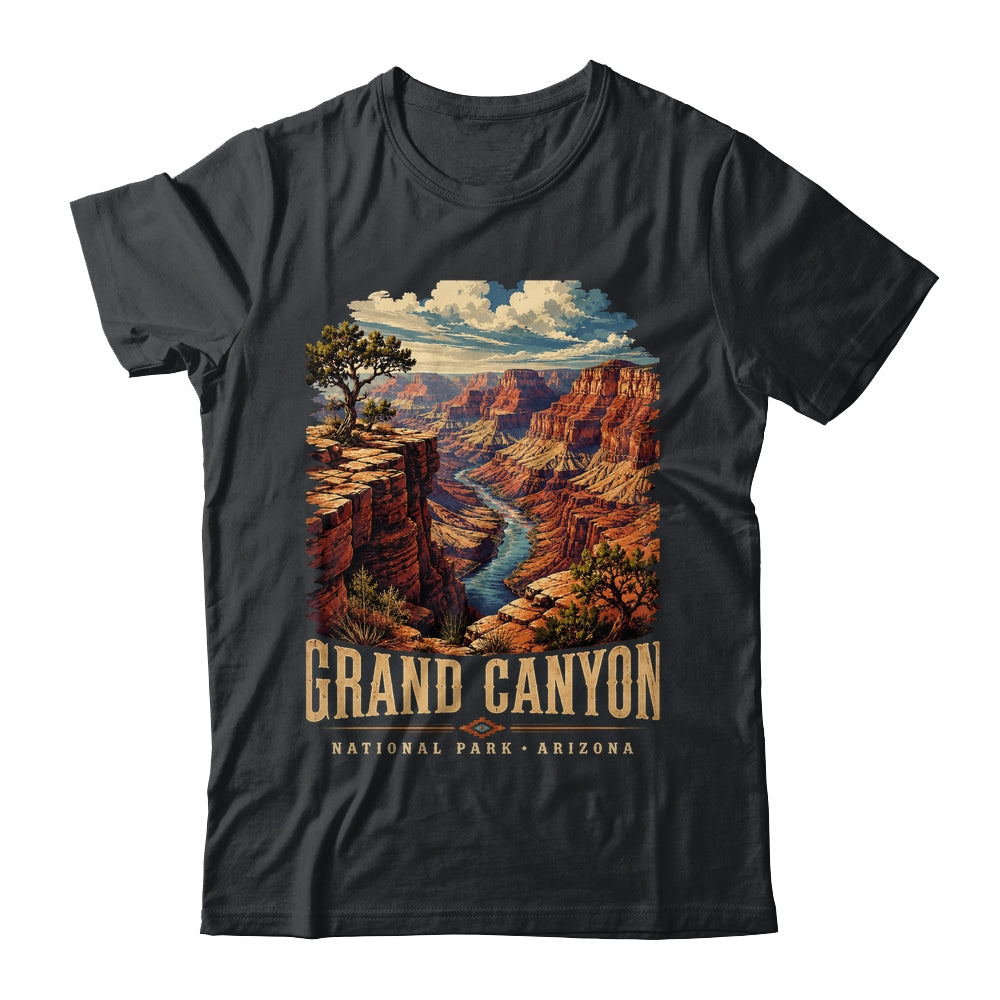 Retro Classic Grand Canyon National Park Souvenir Travel Shirt & Tank Top | siriusteestore