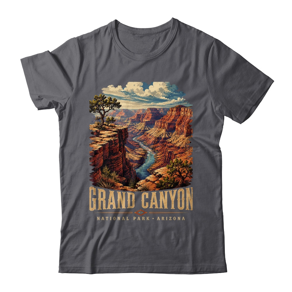 Retro Classic Grand Canyon National Park Souvenir Travel Shirt & Tank Top | siriusteestore