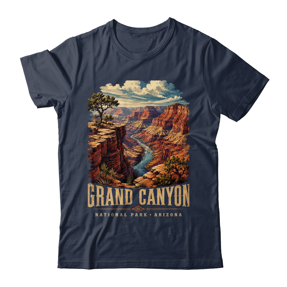 Retro Classic Grand Canyon National Park Souvenir Travel Shirt & Tank Top | siriusteestore