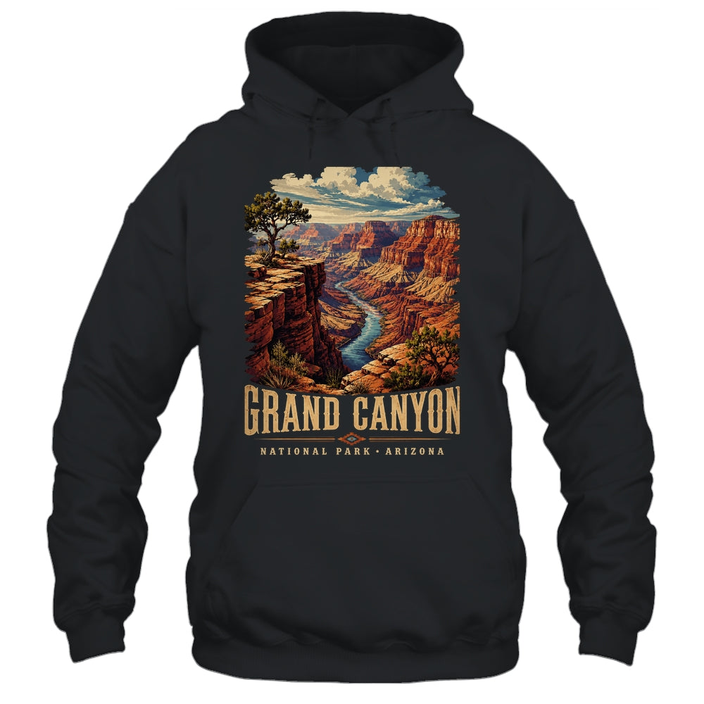 Retro Classic Grand Canyon National Park Souvenir Travel Shirt & Tank Top | siriusteestore