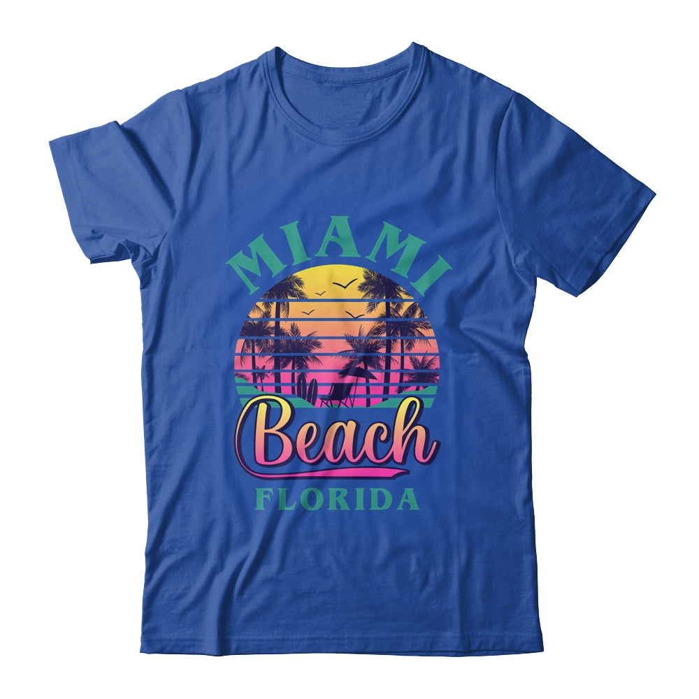 Retro Cool Miami Beach Mens Womens Florida Beaches Shirt & Tank Top | siriusteestore