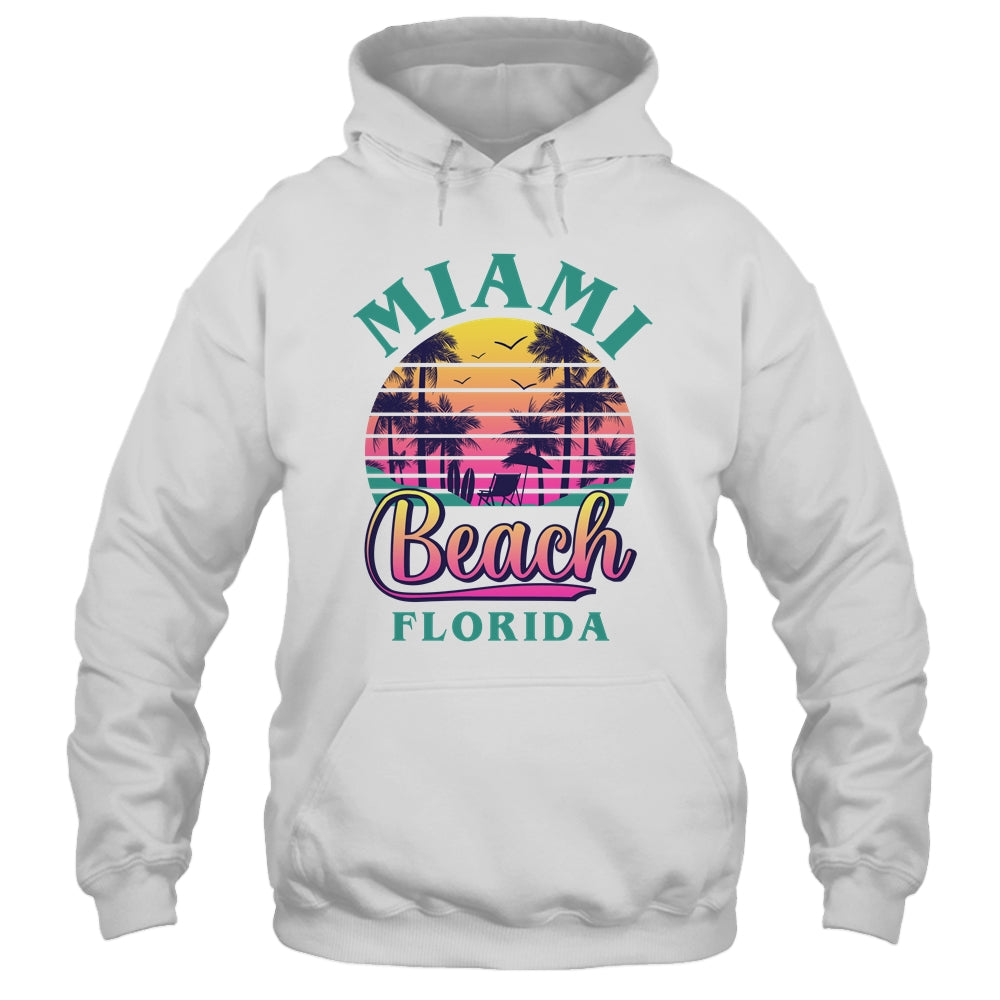 Retro Cool Miami Beach Mens Womens Florida Beaches Shirt & Tank Top | siriusteestore