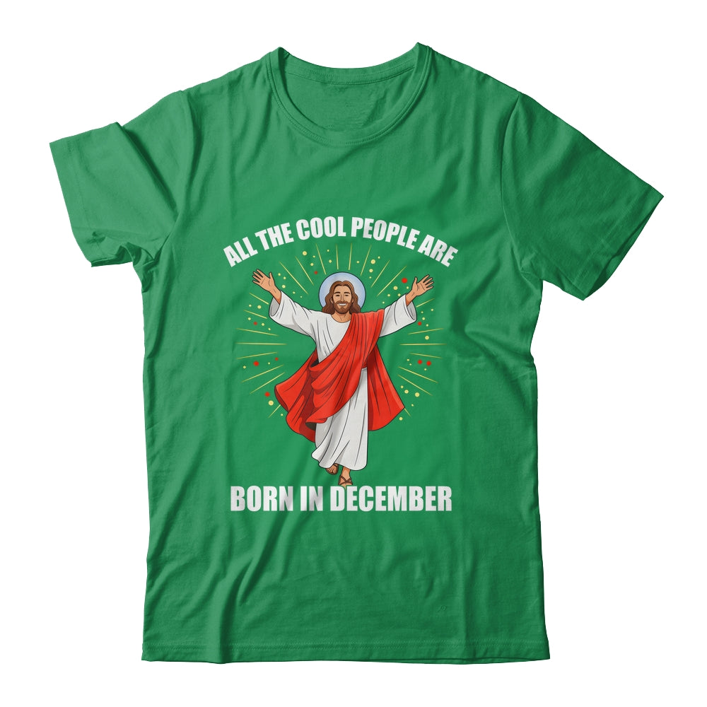 Retro Cool People Are Born In December Christian Christmas Shirt & Hoodie | siriusteestore