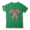 Retro Coquette Bow Candy Cane Christmas Season Women Girl Shirt & Sweatshirt | siriusteestore