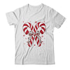 Retro Coquette Bow Candy Cane Christmas Season Women Girl Shirt & Sweatshirt | siriusteestore