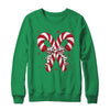 Retro Coquette Bow Candy Cane Christmas Season Women Girl Shirt & Sweatshirt | siriusteestore