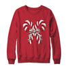 Retro Coquette Bow Candy Cane Christmas Season Women Girl Shirt & Sweatshirt | siriusteestore