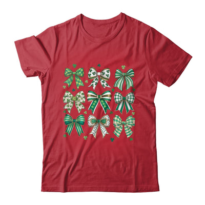 Retro Coquette St Patricks Day St Patty's Day Lucky Shamrock Shirt & Sweatshirt | siriusteestore