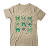 Retro Coquette St Patricks Day St Patty's Day Lucky Shamrock Shirt & Sweatshirt | siriusteestore