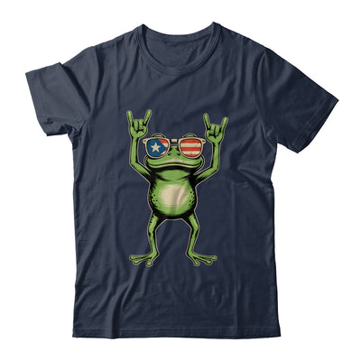 Retro Coquí Frog Puerto Rican Flag Rock Sign Puerto Rico Shirt & Tank Top | siriusteestore
