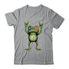 Retro Coquí Frog Puerto Rican Flag Rock Sign Puerto Rico Shirt & Tank Top | siriusteestore
