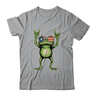Retro Coquí Frog Puerto Rican Flag Rock Sign Puerto Rico Shirt & Tank Top | siriusteestore