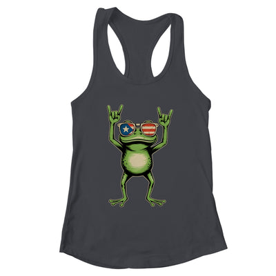 Retro Coquí Frog Puerto Rican Flag Rock Sign Puerto Rico Shirt & Tank Top | siriusteestore