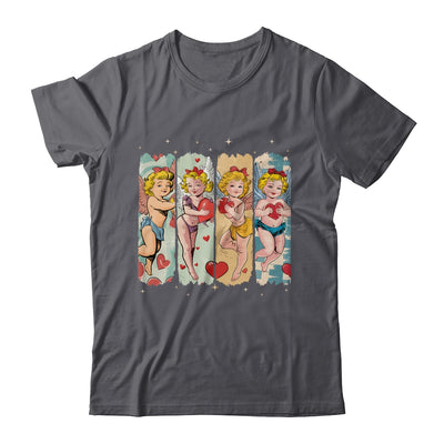 Retro Cupid Coquette Bow Valentine Day Bow Heart Women Shirt & Sweatshirt | siriusteestore