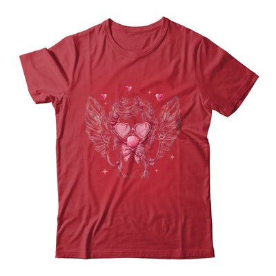 Retro Cupid Valentine Blowing Bubble Vintage Valentines Day Shirt & Sweatshirt | siriusteestore