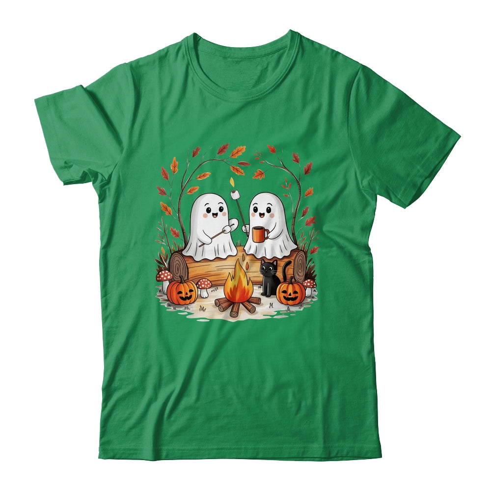 Retro Cute Ghost Funny Halloween Fall Camping Boo Ghosts Shirt & Sweatshirt | siriusteestore