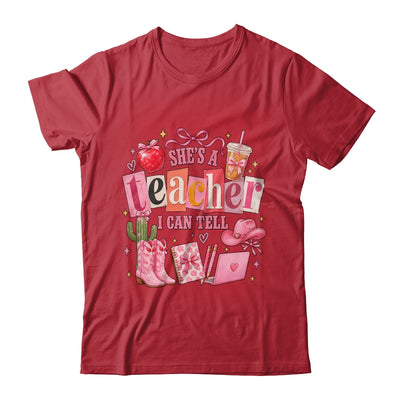 Retro Cute She'S A Teacher I Can Tell Western Back To School Shirt & Hoodie | siriusteestore