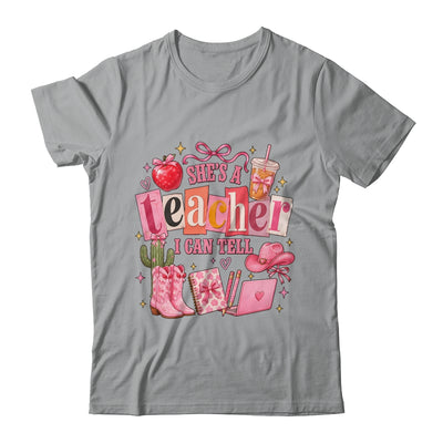 Retro Cute She'S A Teacher I Can Tell Western Back To School Shirt & Hoodie | siriusteestore