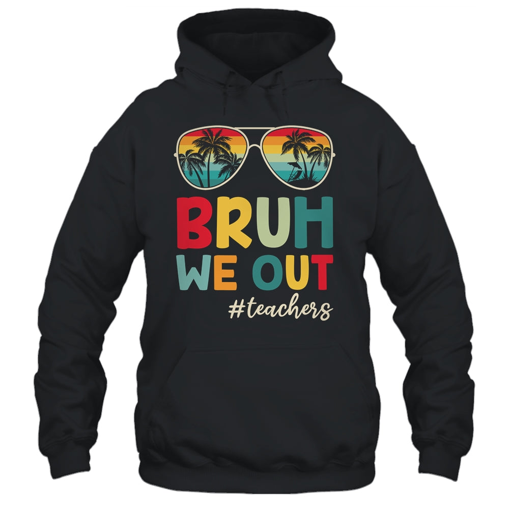 Retro End Of School Year Teacher Summer Bruh We Out Shirt & Tank Top | siriusteestore
