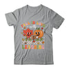Retro Fall In Love With Learning Autumn Pumpkin Teacher Kids Shirt & Hoodie | siriusteestore